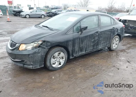 2015 Honda Civic Lx из США, поврежденный, VIN 2HGFB2F54FH558751